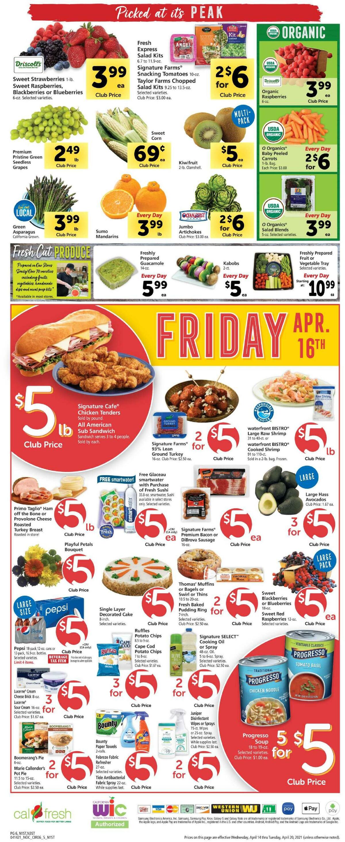 Safeway Weekly Ad from April 14