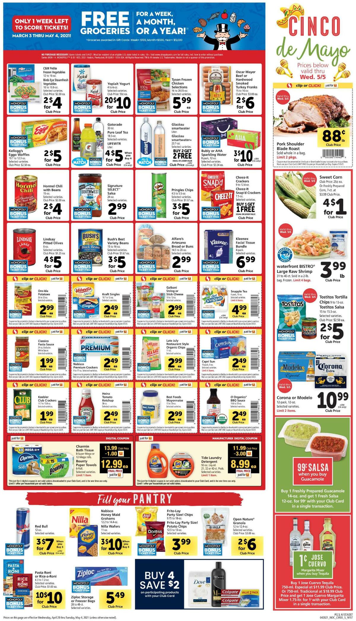 Safeway Weekly Ad from April 28