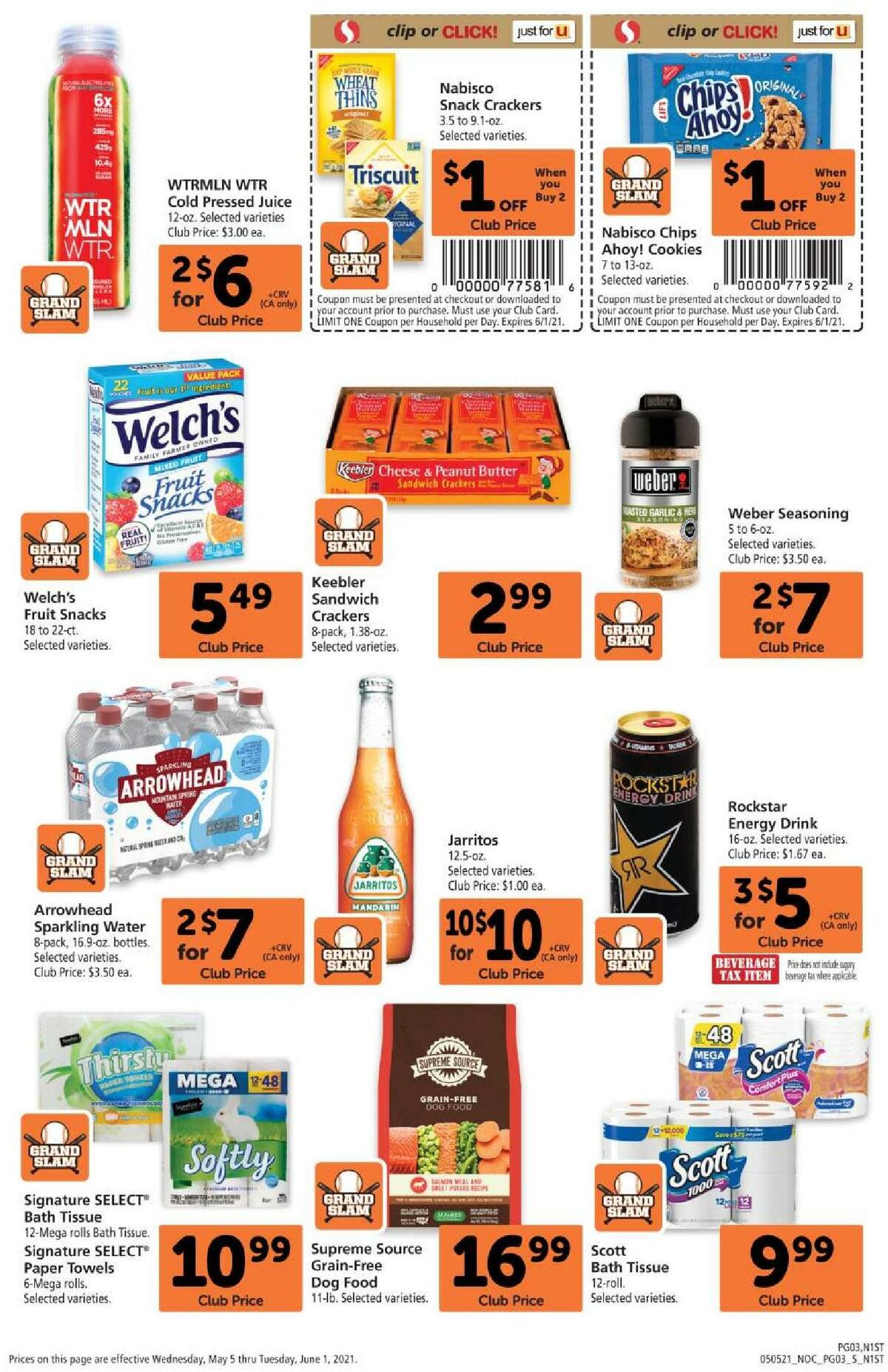Safeway Big Book of Savings Weekly Ad from May 5