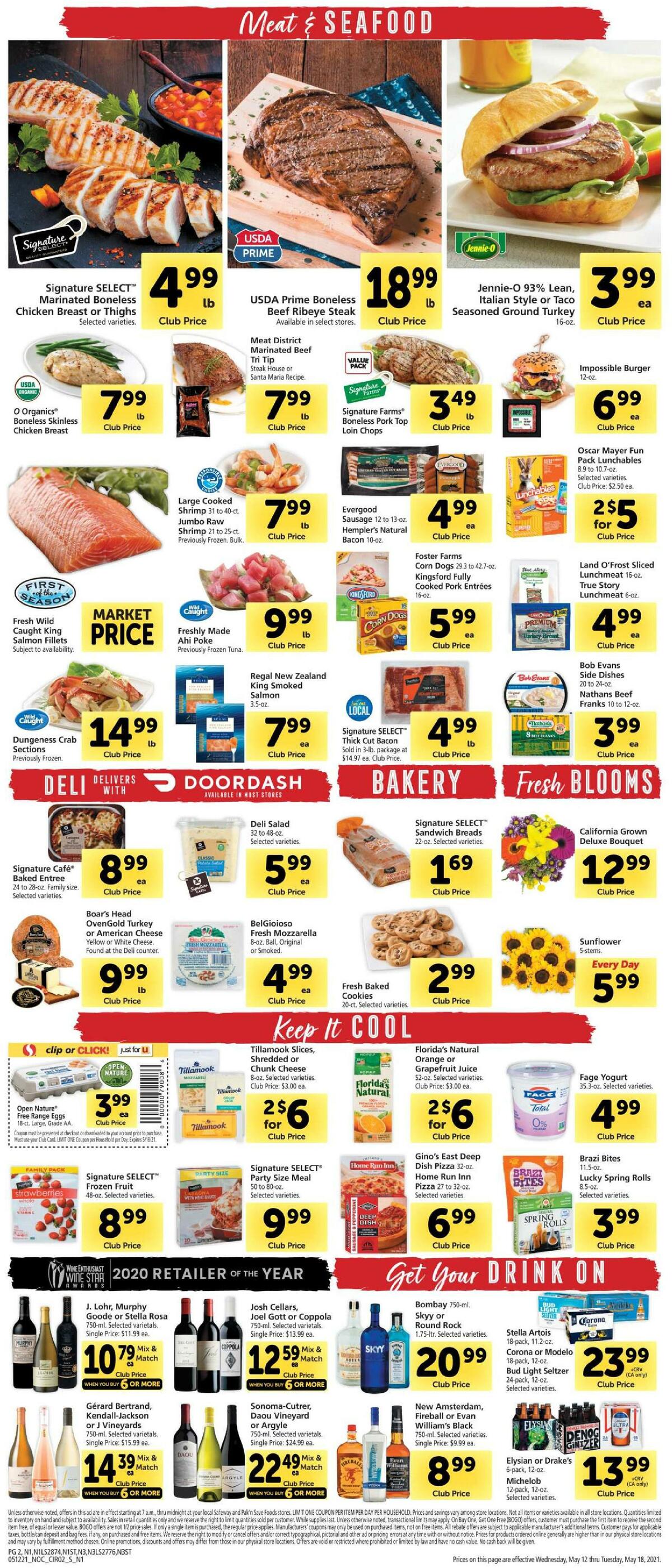 Safeway Weekly Ad from May 12