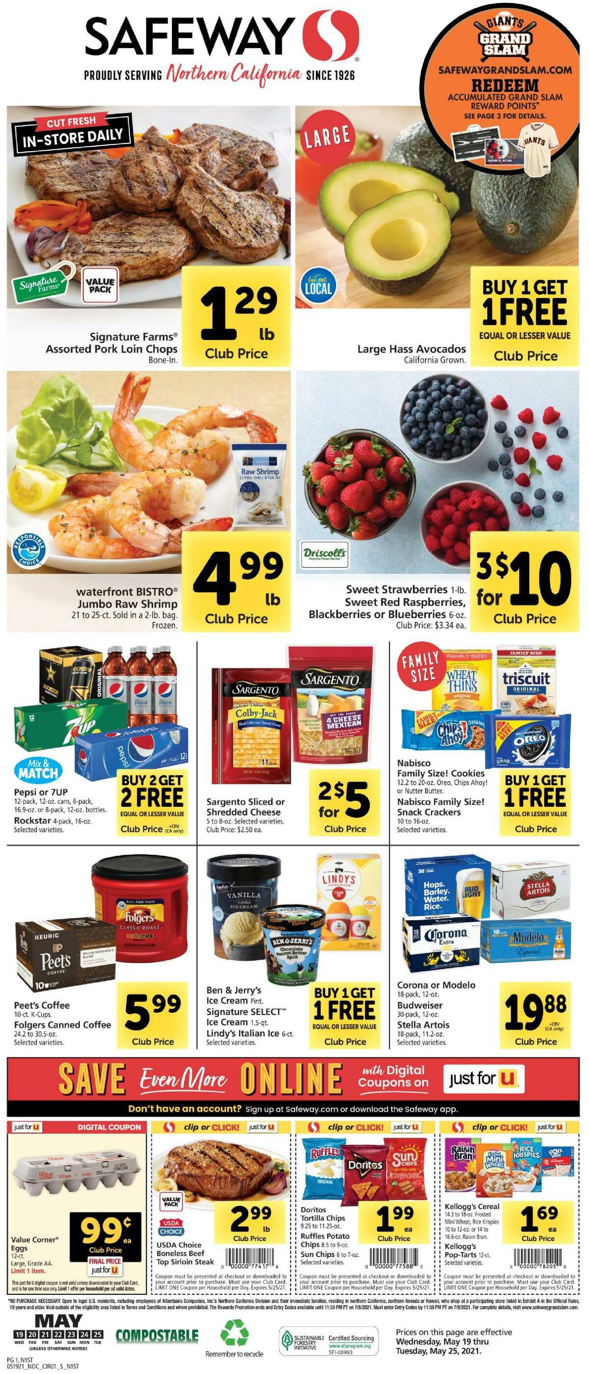 Safeway Weekly Ad from May 19