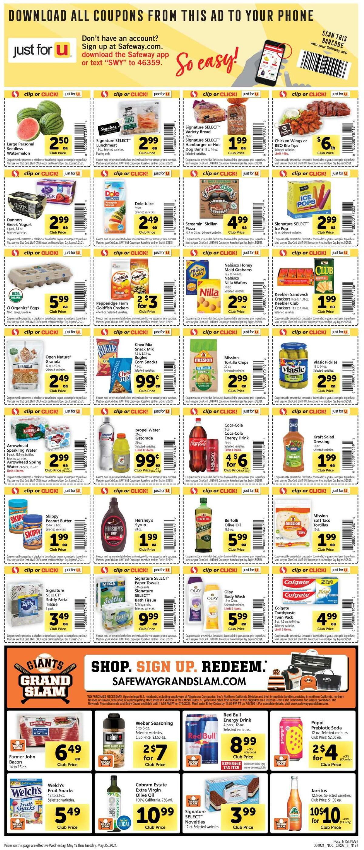 Safeway Weekly Ad from May 19