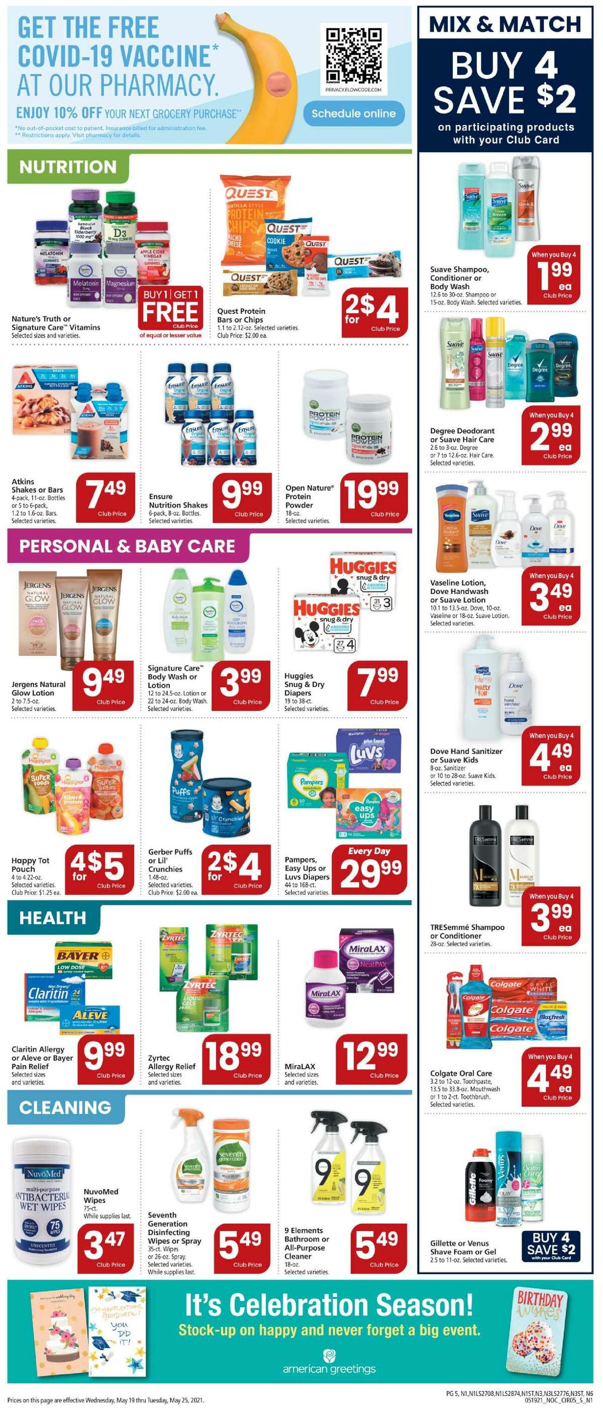 Safeway Weekly Ad from May 19