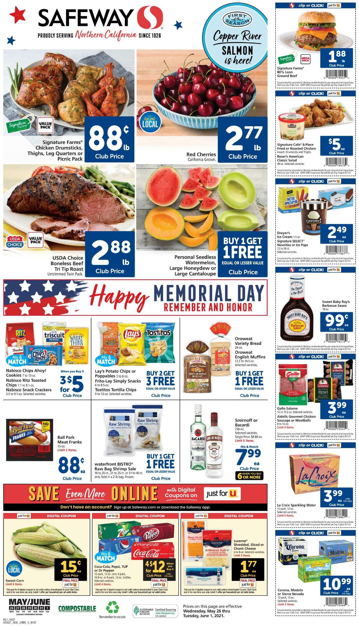 Safeway Weekly Ad from May 26