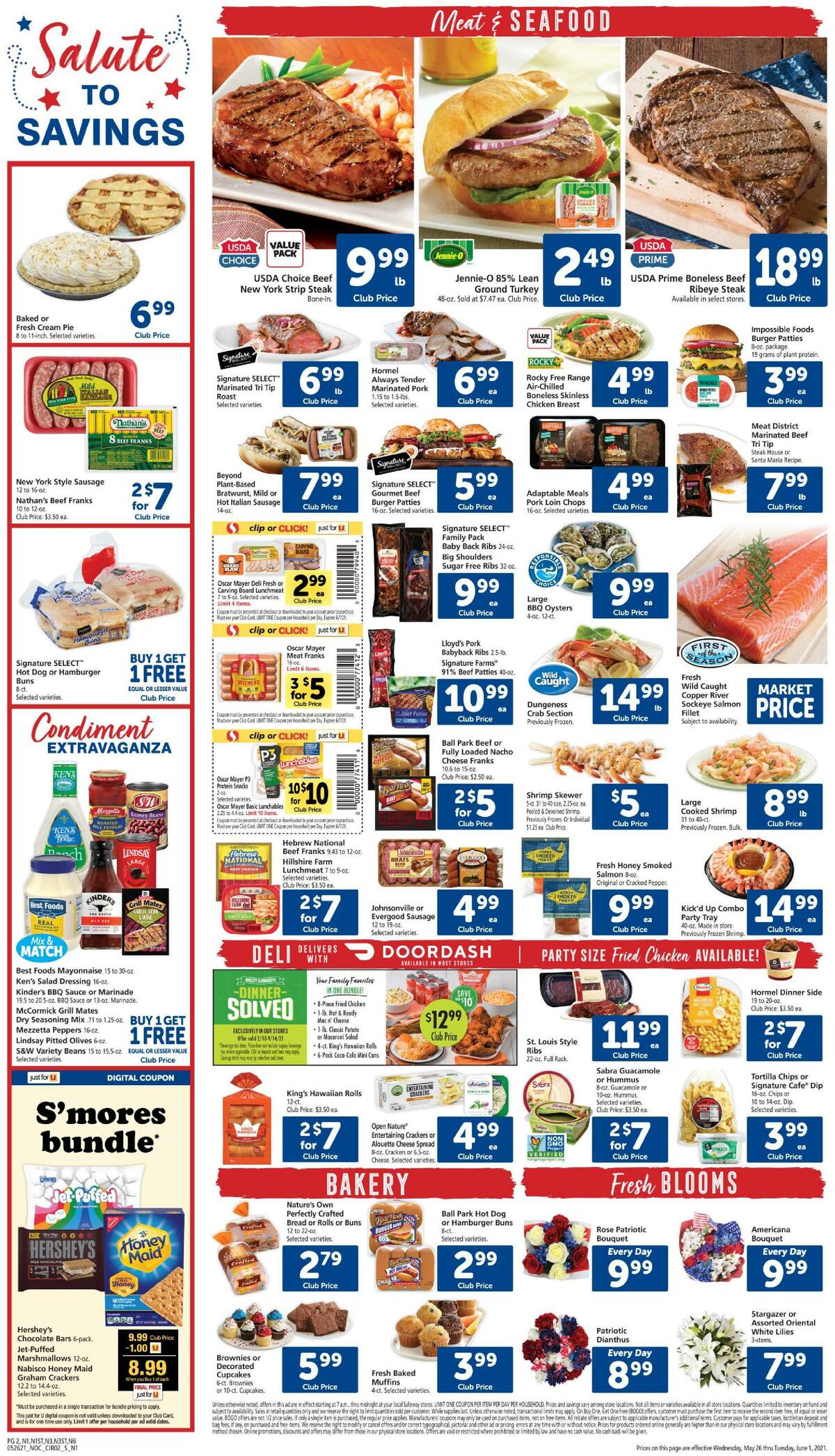 Safeway Weekly Ad from May 26
