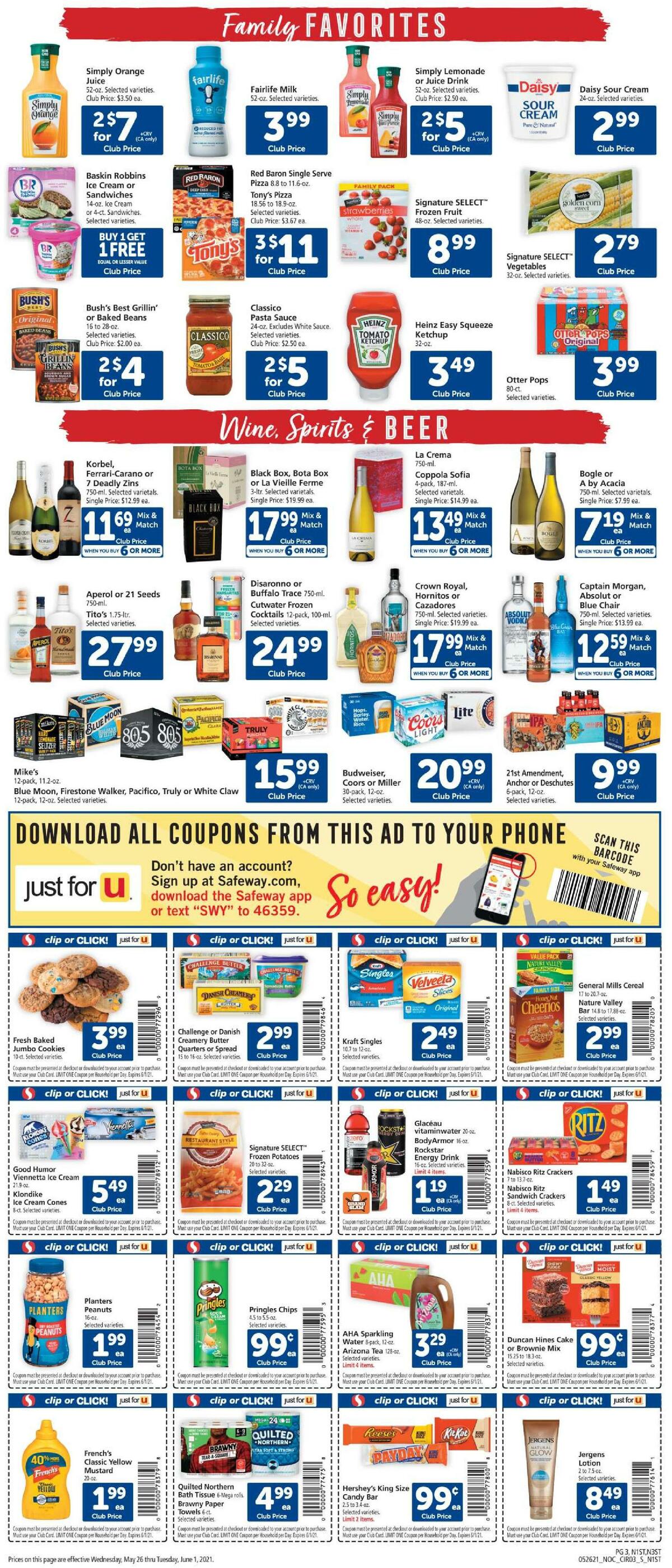 Safeway Weekly Ad from May 26