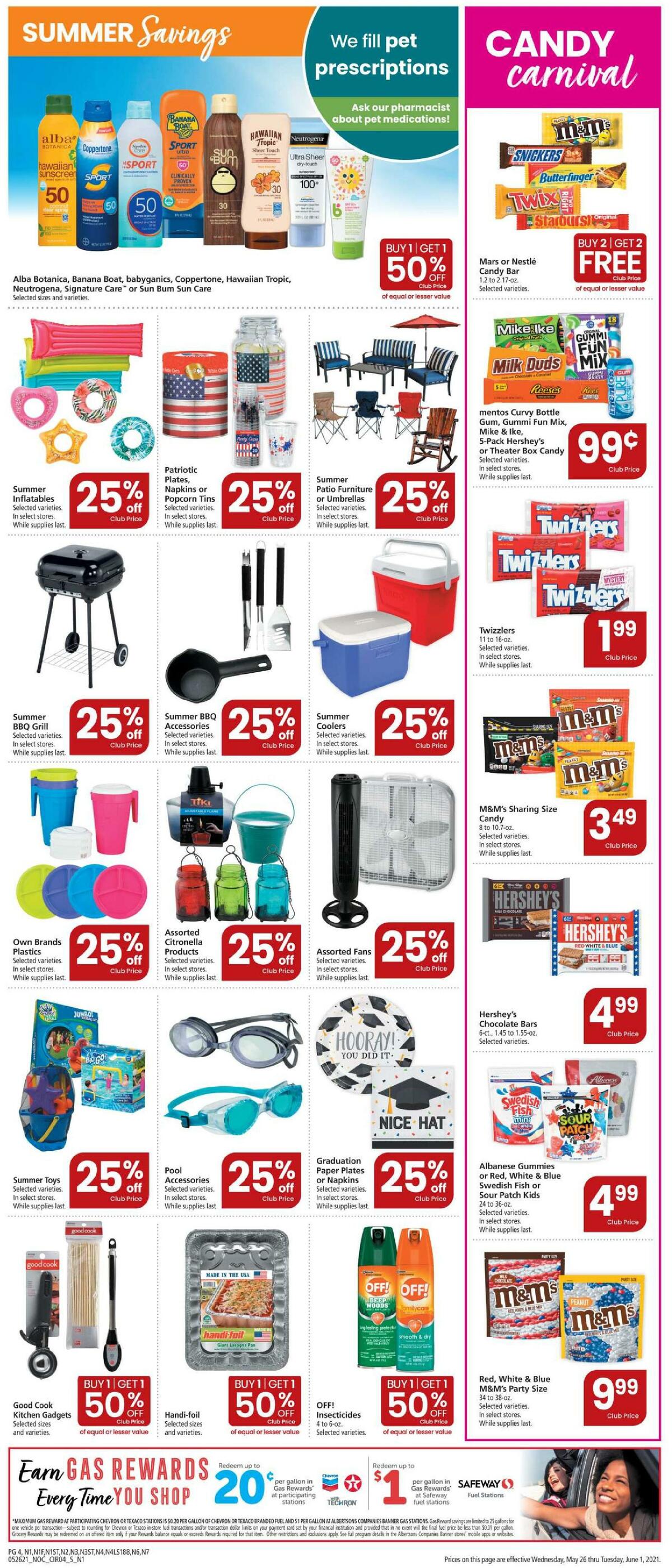 Safeway Weekly Ad from May 26