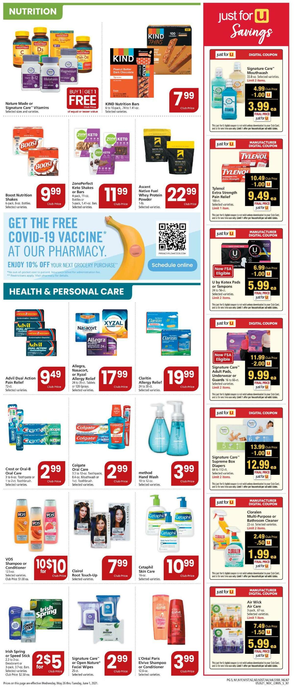 Safeway Weekly Ad from May 26