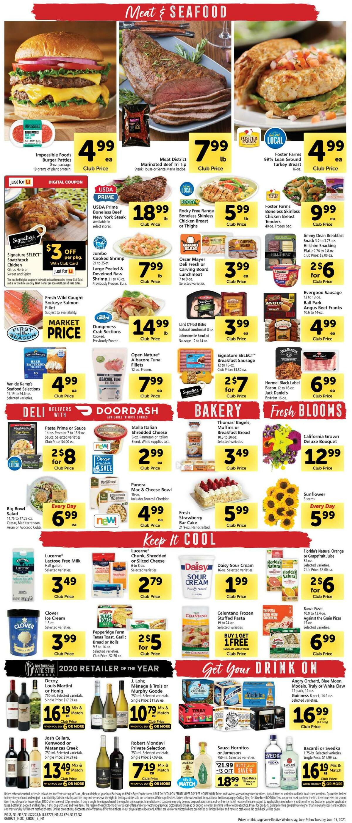 Safeway Weekly Ad from June 9