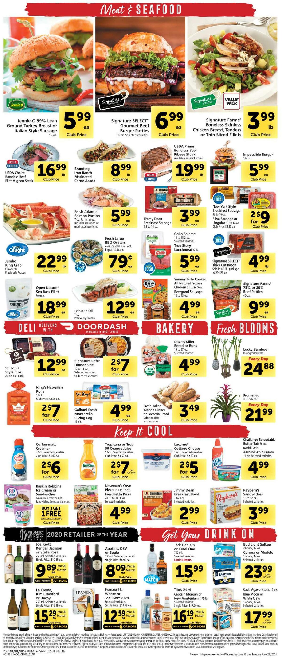Safeway Weekly Ad from June 16
