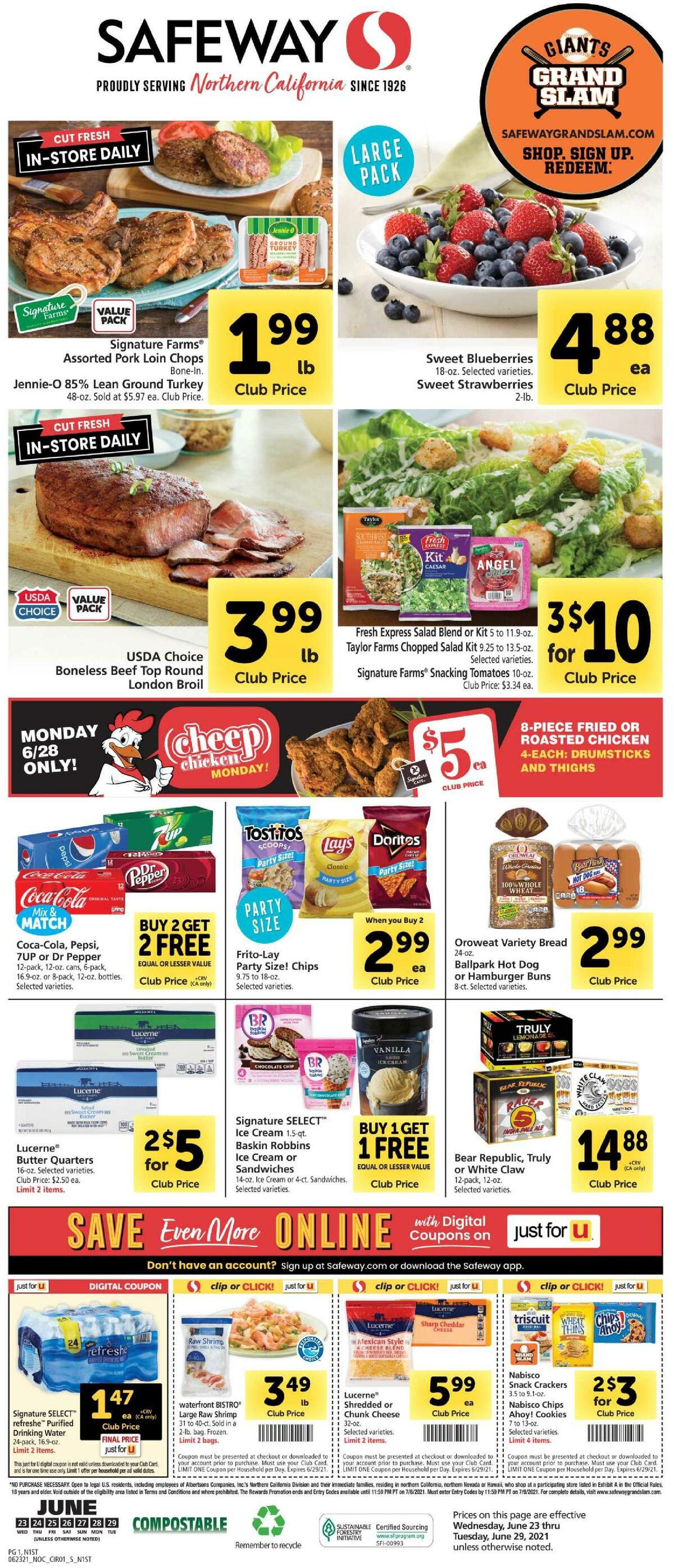 Safeway Weekly Ad from June 23