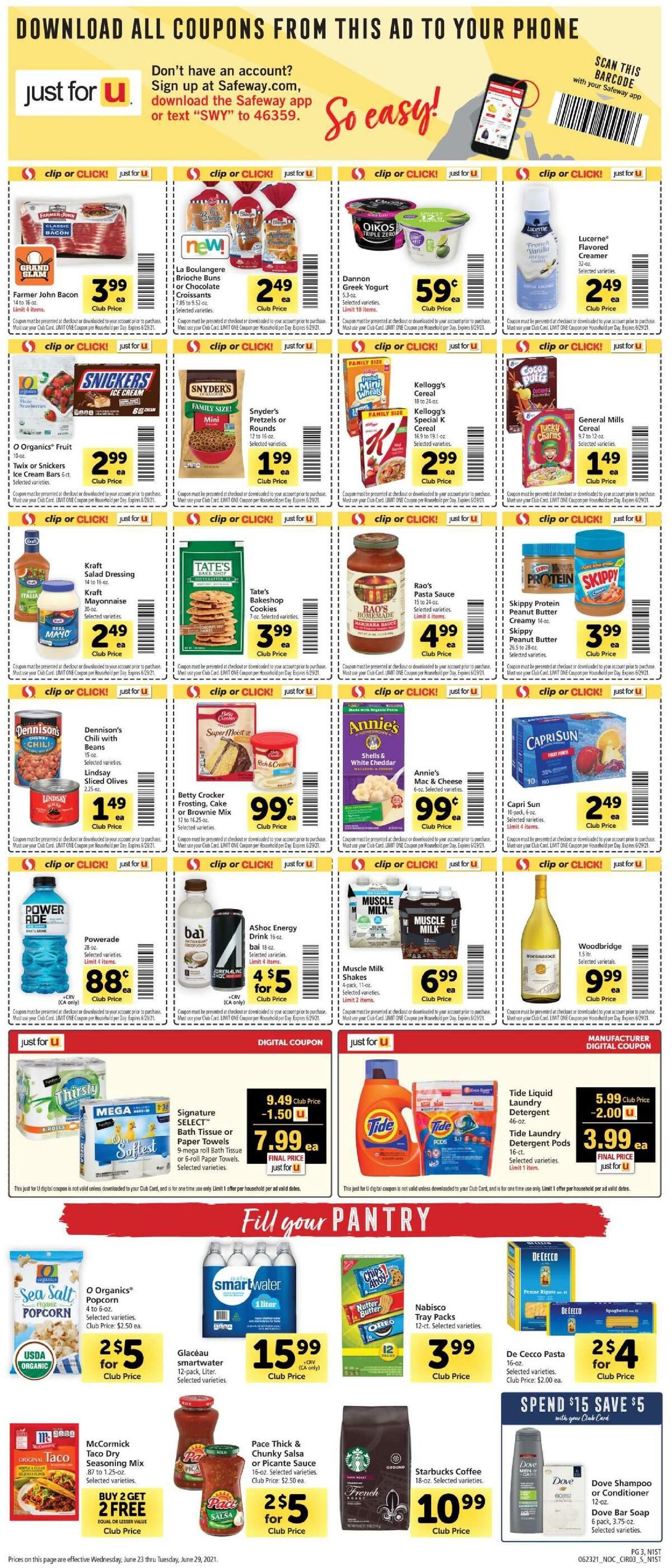 Safeway Weekly Ad from June 23