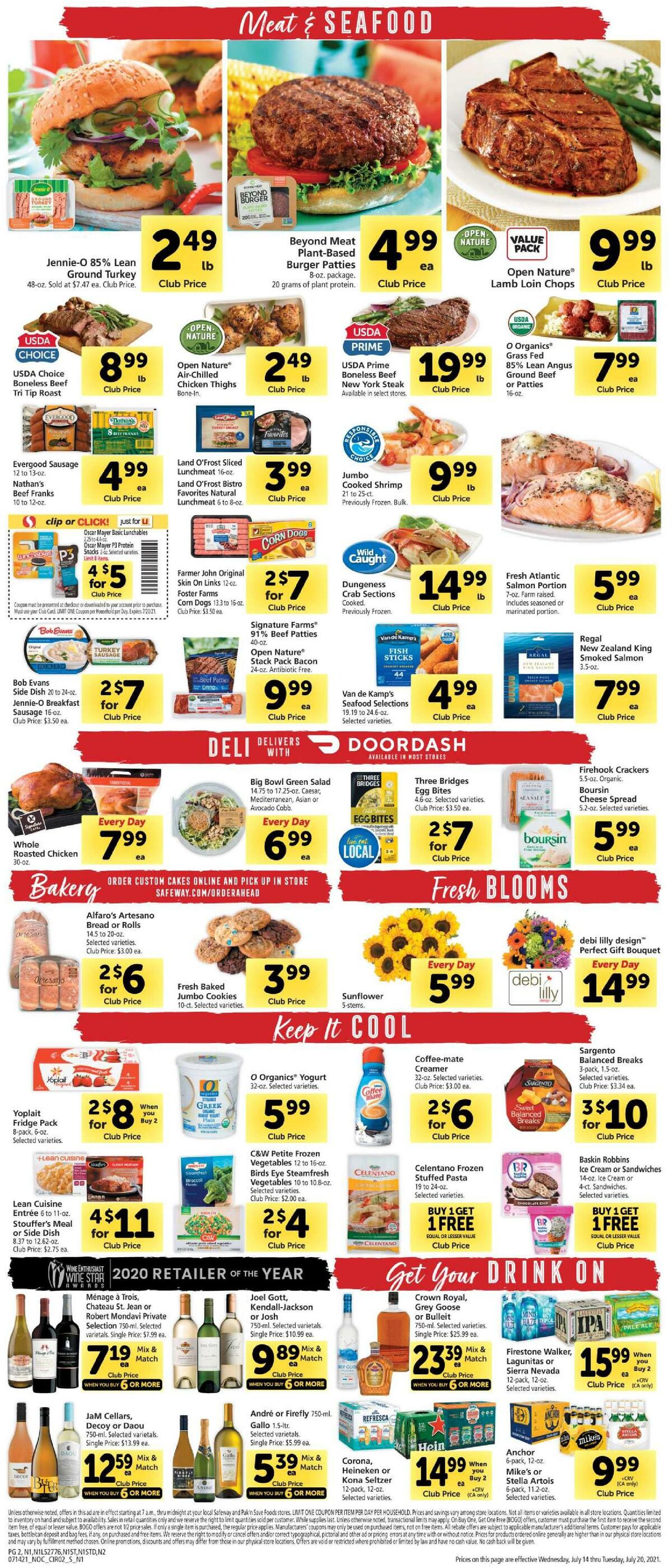 Safeway Weekly Ad from July 14