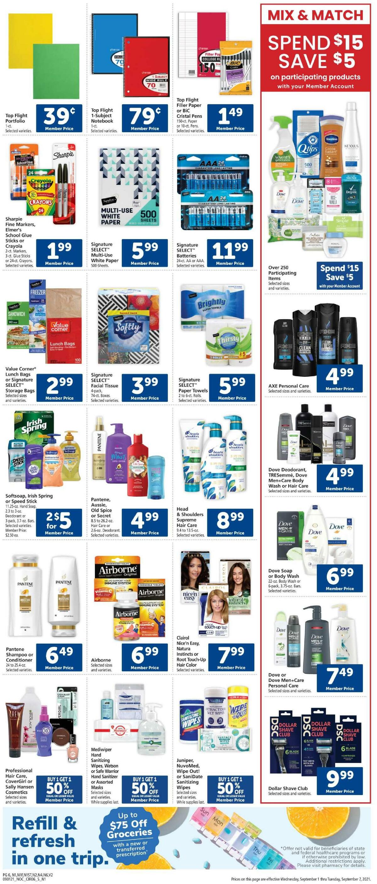 Safeway Weekly Ad from September 1