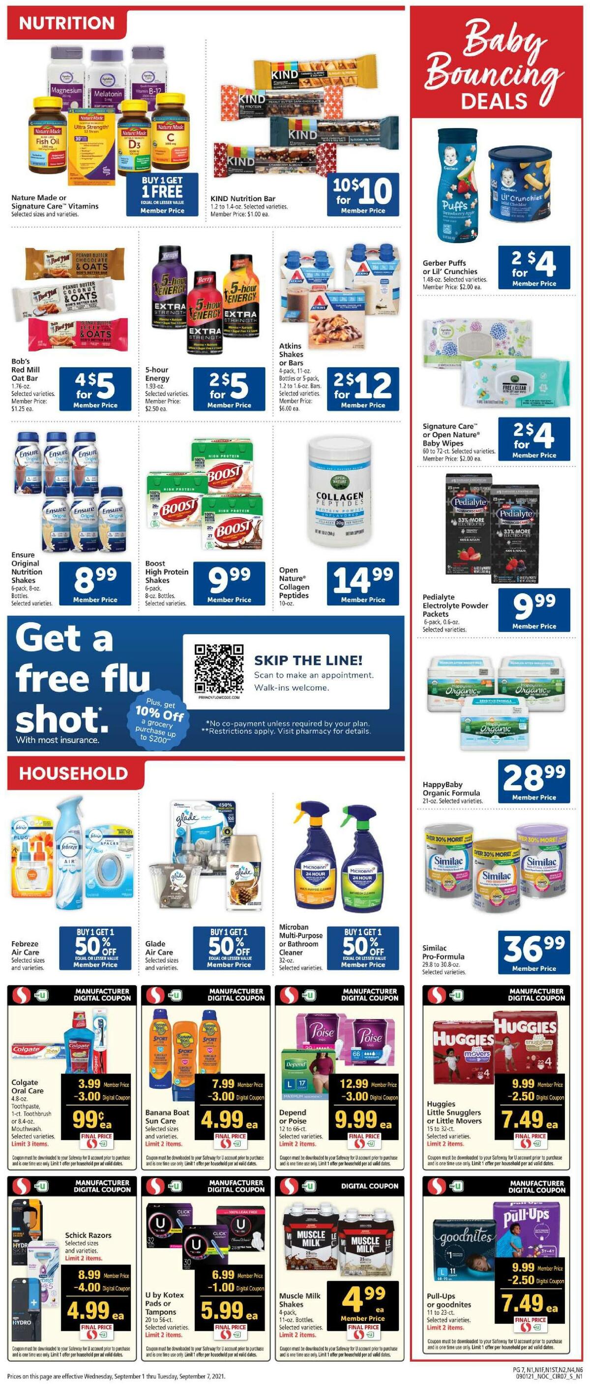 Safeway Weekly Ad from September 1