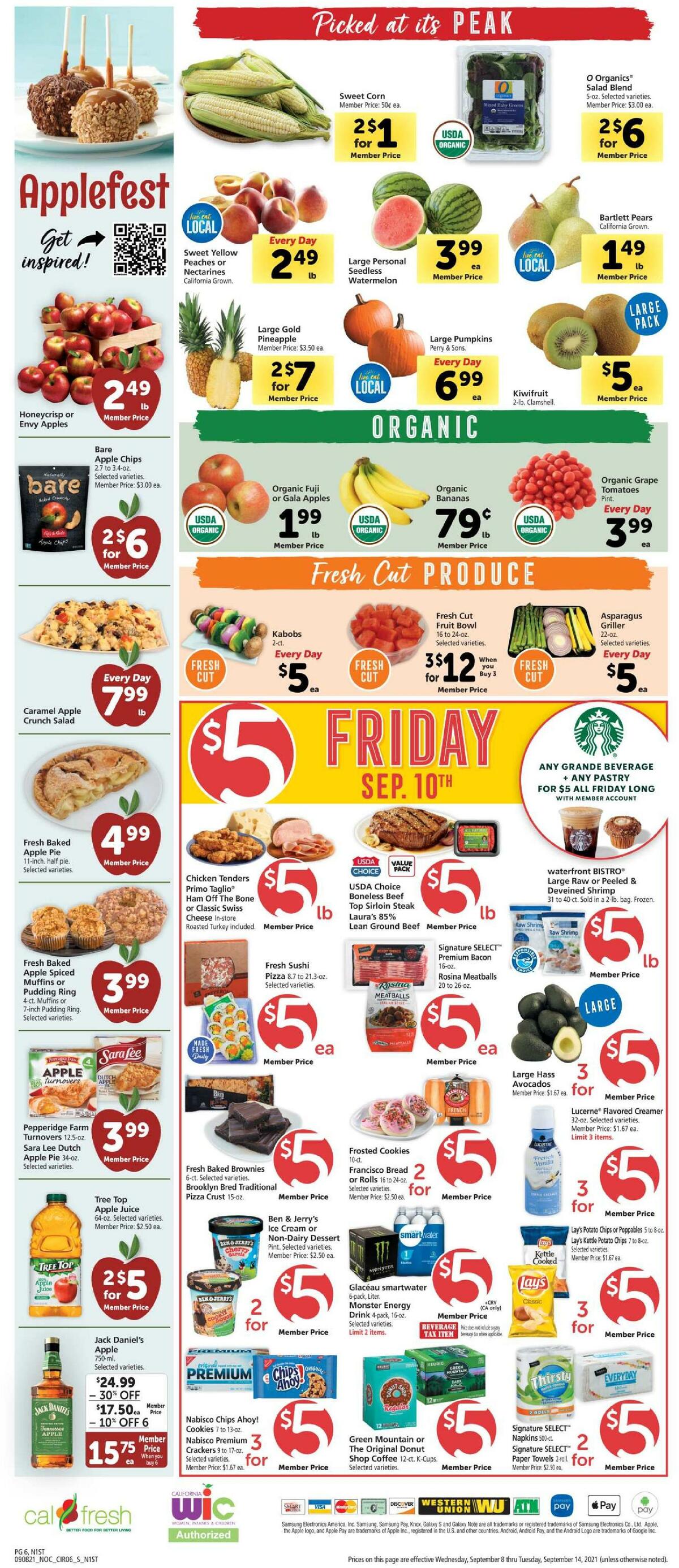 Safeway Weekly Ad from September 8