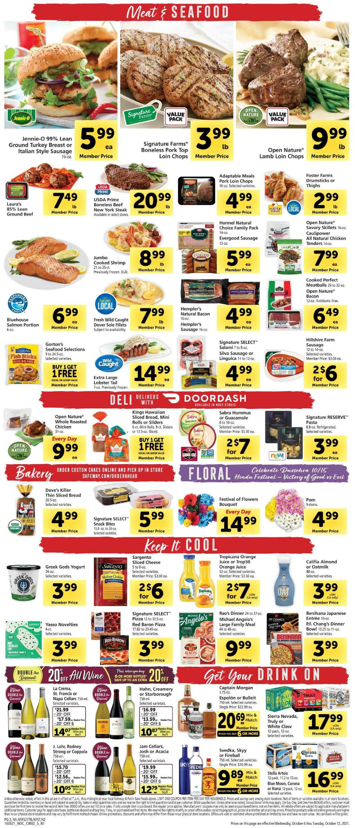 Safeway Weekly Ad from October 6