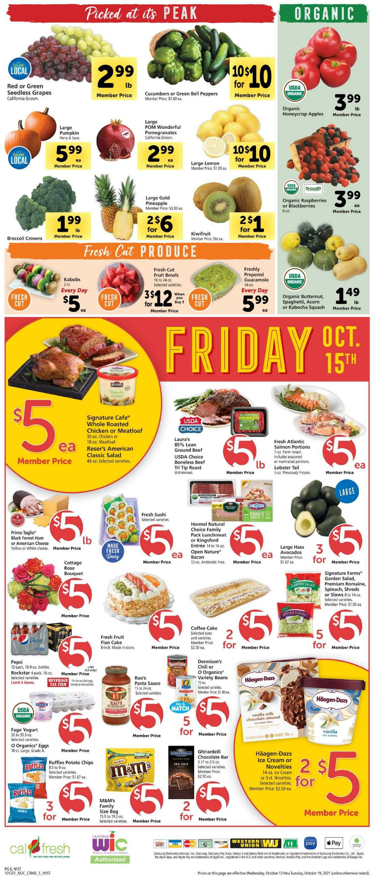 Safeway Weekly Ad from October 13