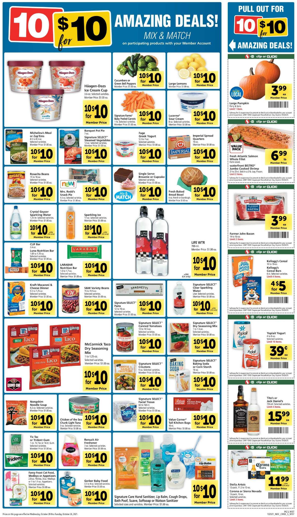 Safeway Weekly Ad from October 20