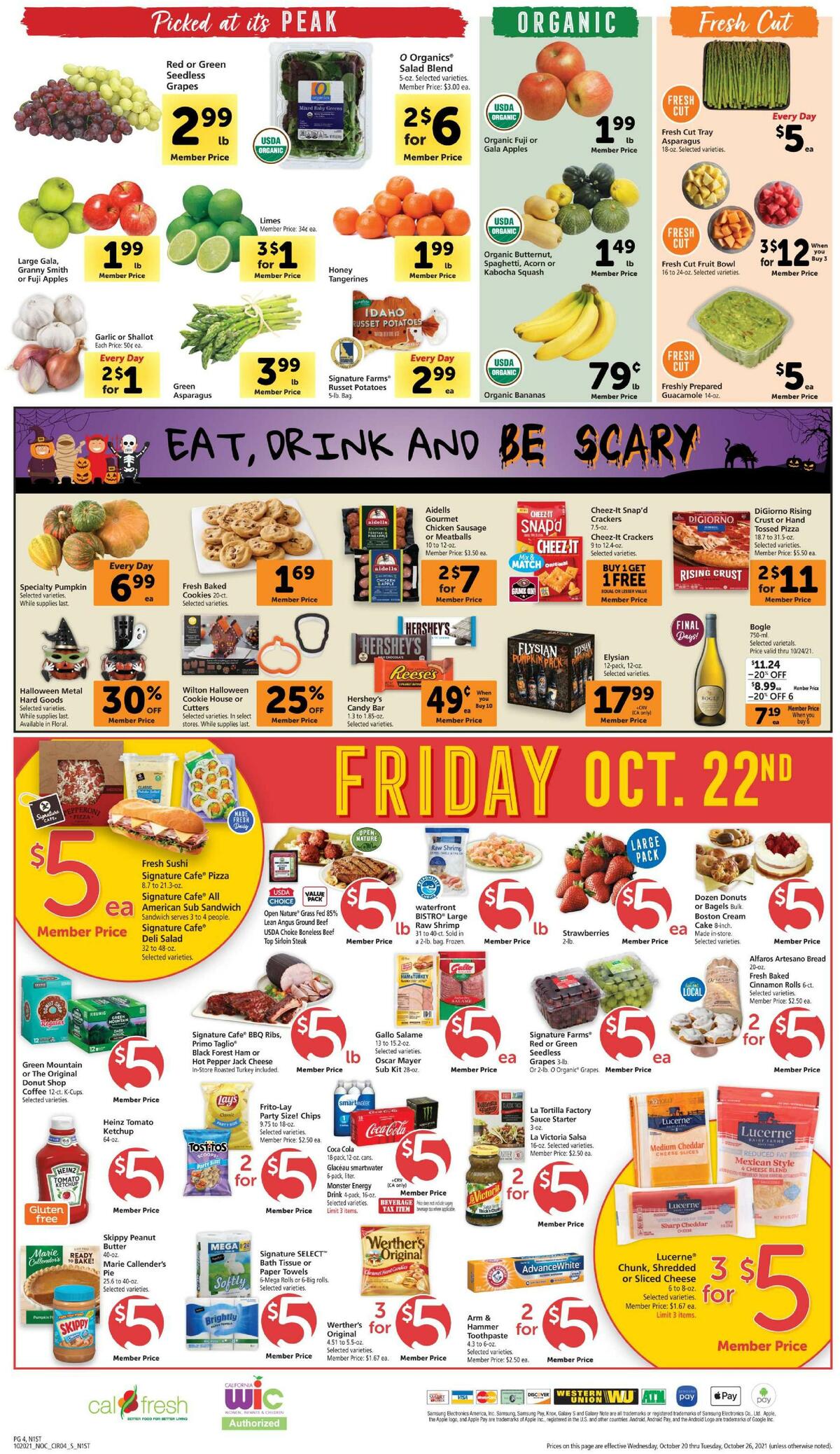 Safeway Weekly Ad from October 20