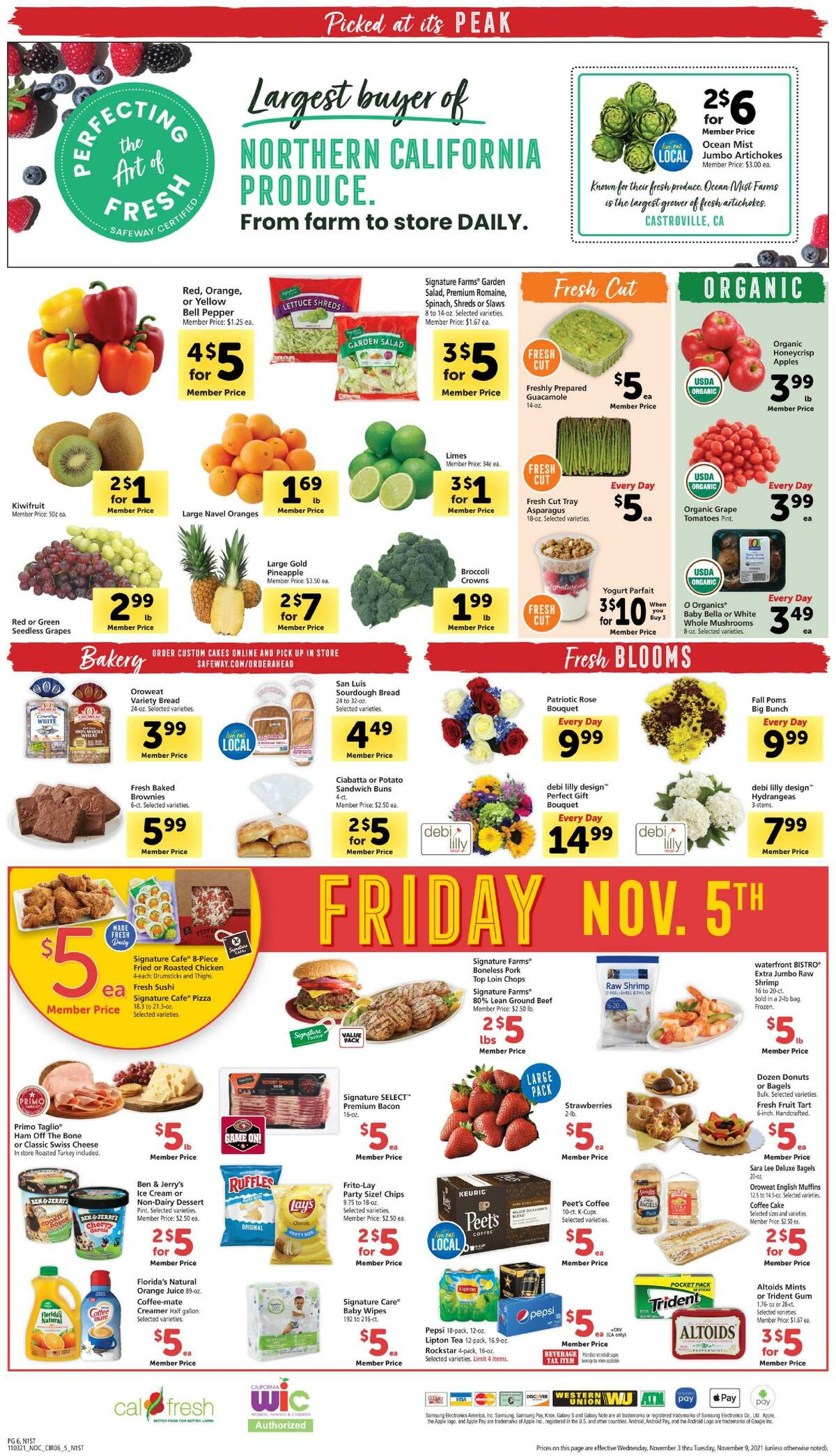 Safeway Weekly Ad from November 3