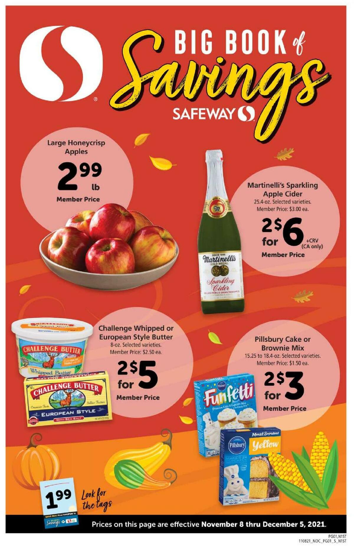 Safeway Big Book of Savings Weekly Ad from November 8