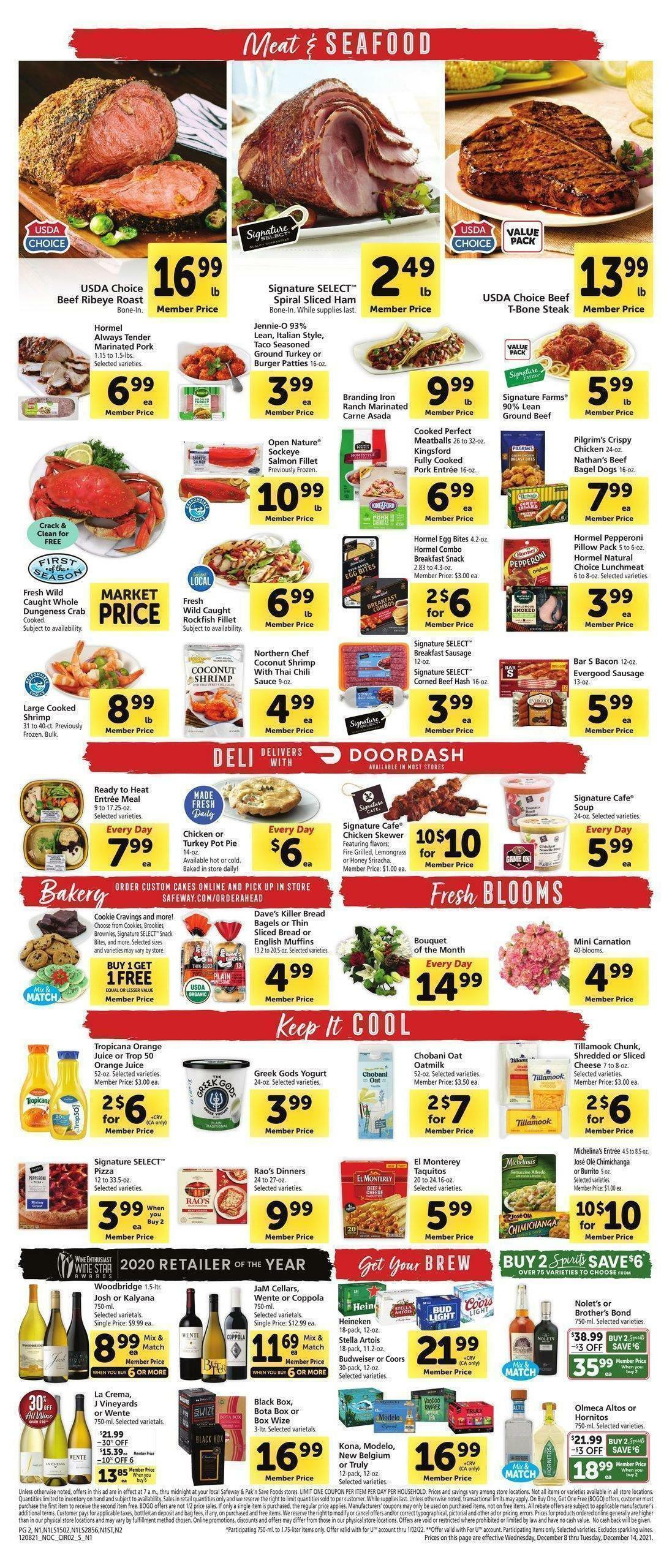 Safeway Weekly Ad from December 8