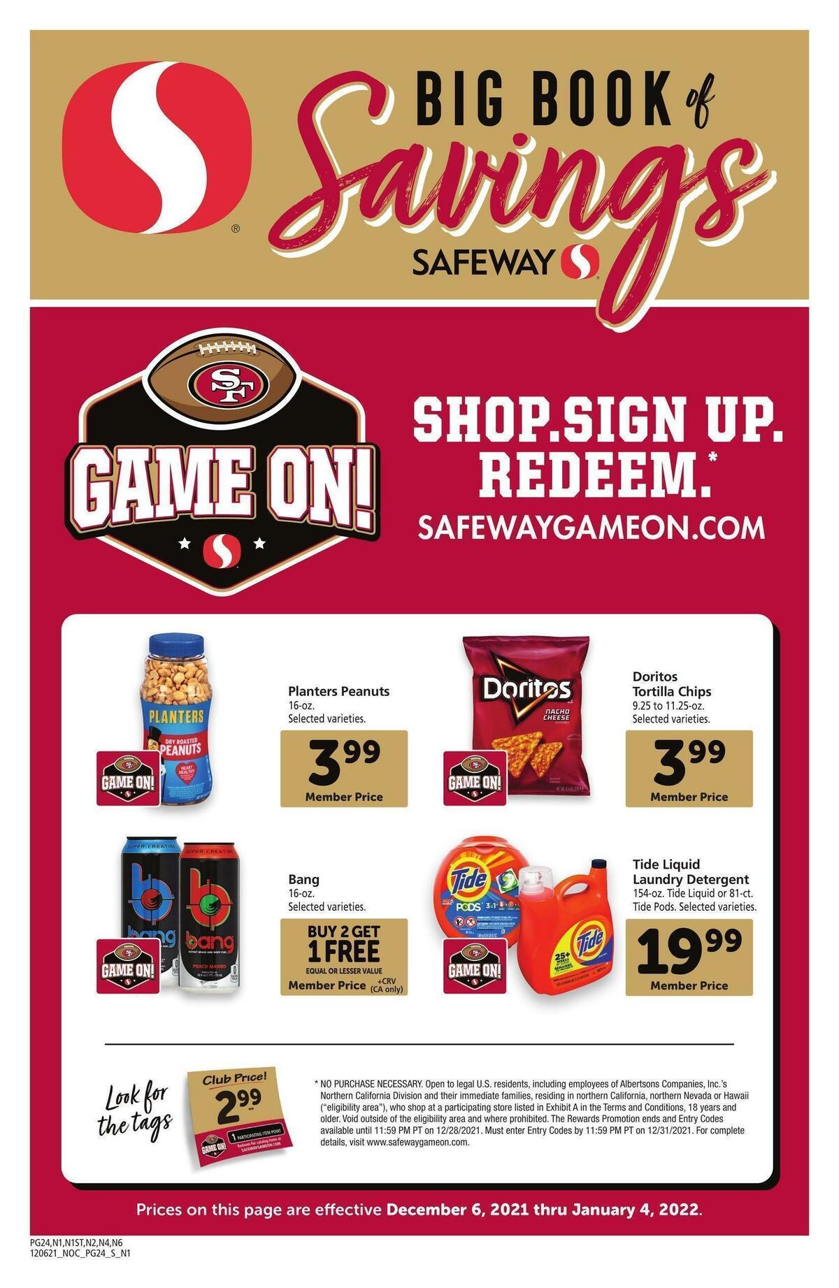 Safeway Big Book of Savings Weekly Ad from December 6
