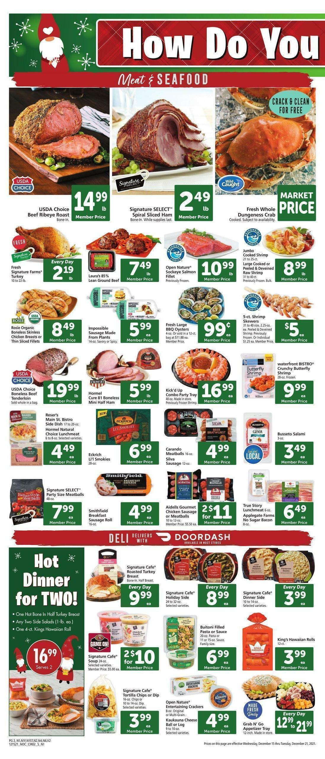 Safeway Weekly Ad from December 15