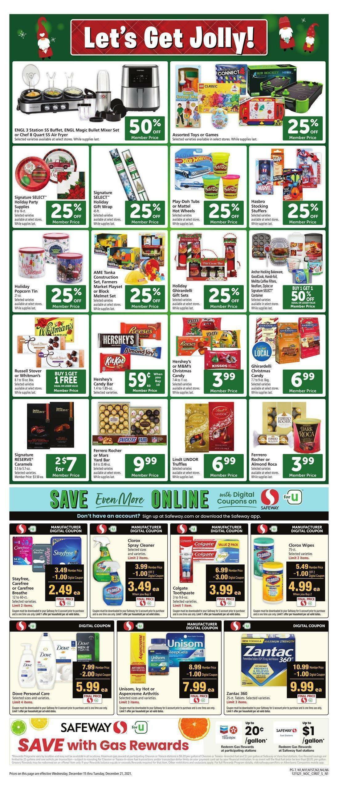Safeway Weekly Ad from December 15