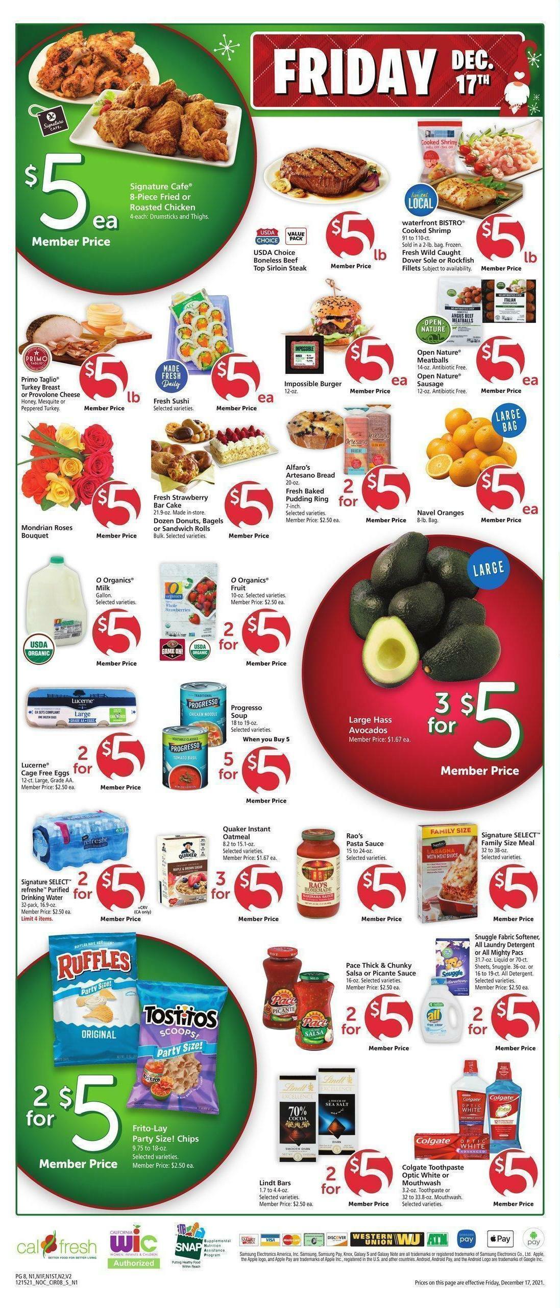 Safeway Weekly Ad from December 15