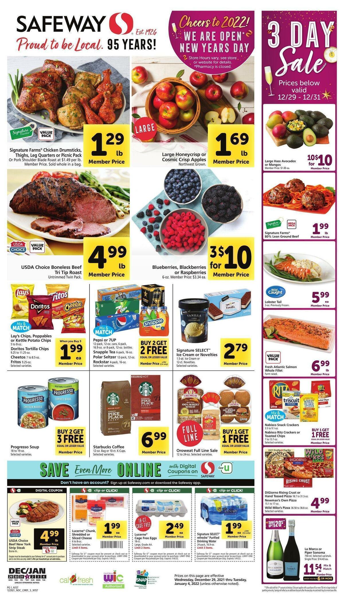 Safeway Weekly Ad from December 29