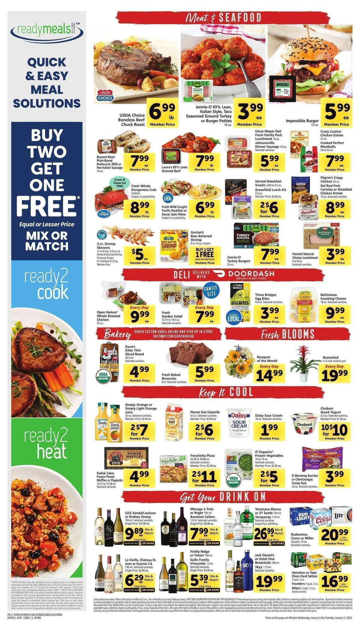 Safeway Weekly Ad from January 5