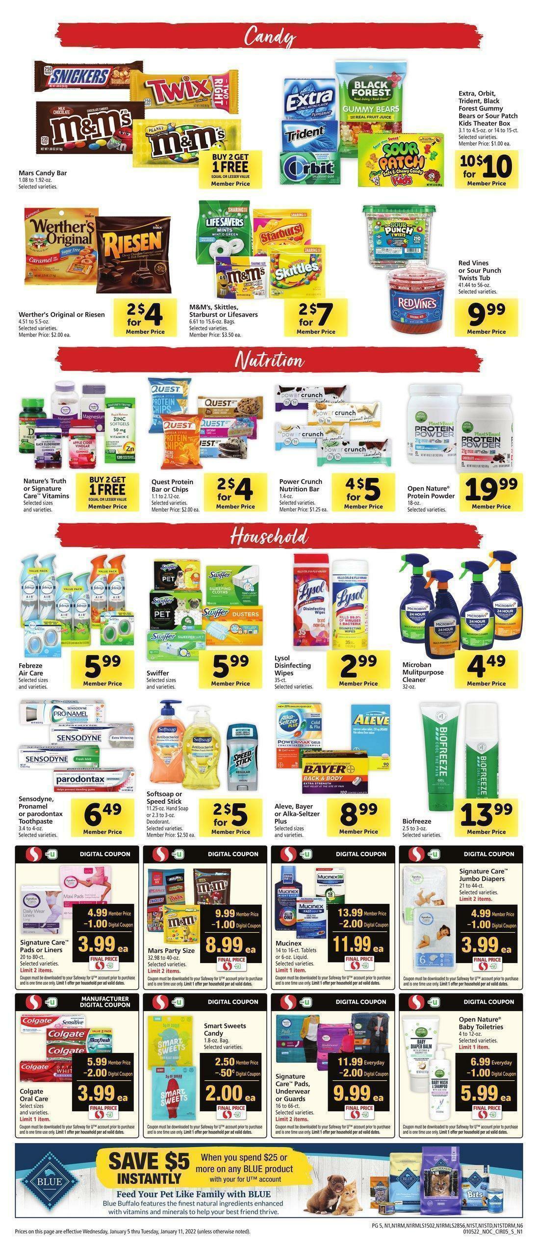Safeway Weekly Ad from January 5