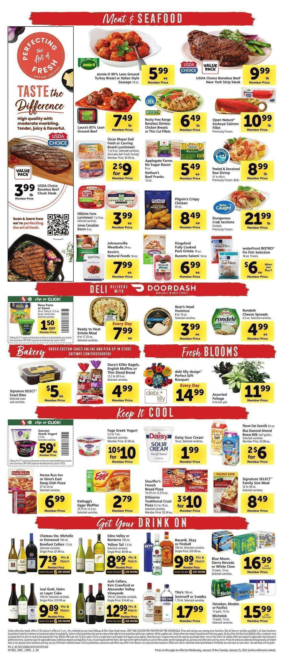 Safeway Weekly Ad from January 19