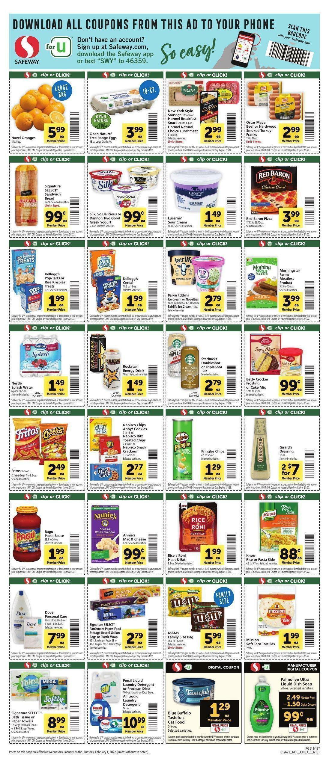 Safeway Weekly Ad from January 26