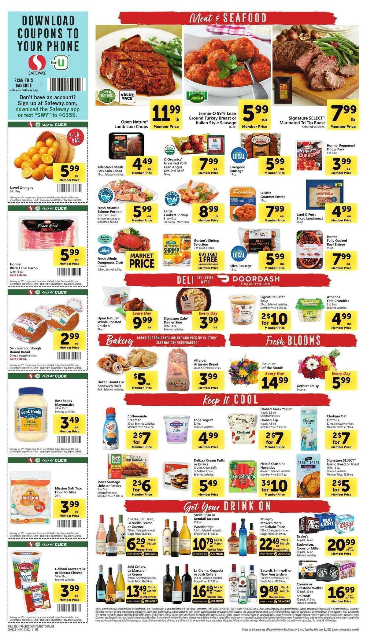 Safeway Weekly Ad from February 2
