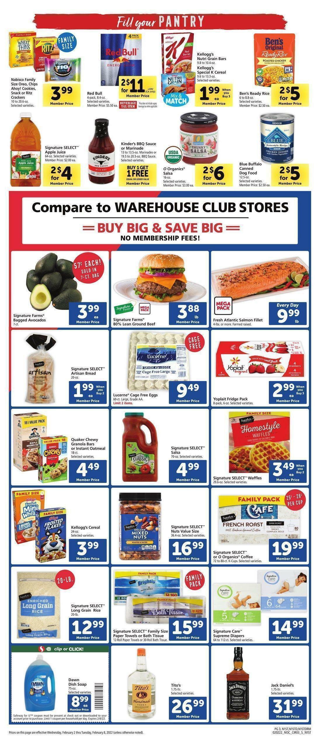 Safeway Weekly Ad from February 2