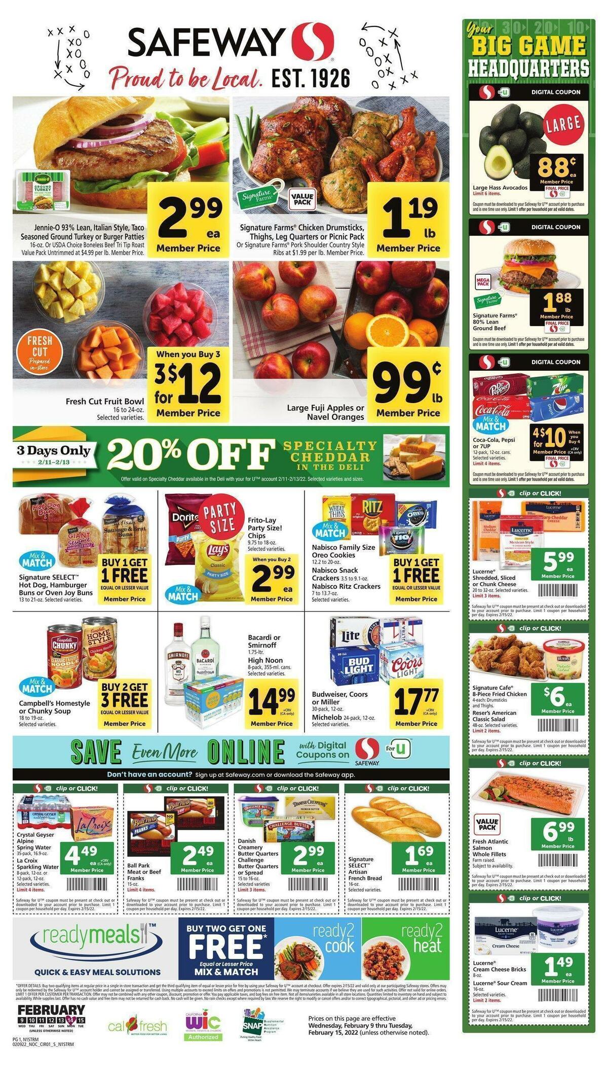 Safeway Weekly Ad from February 9