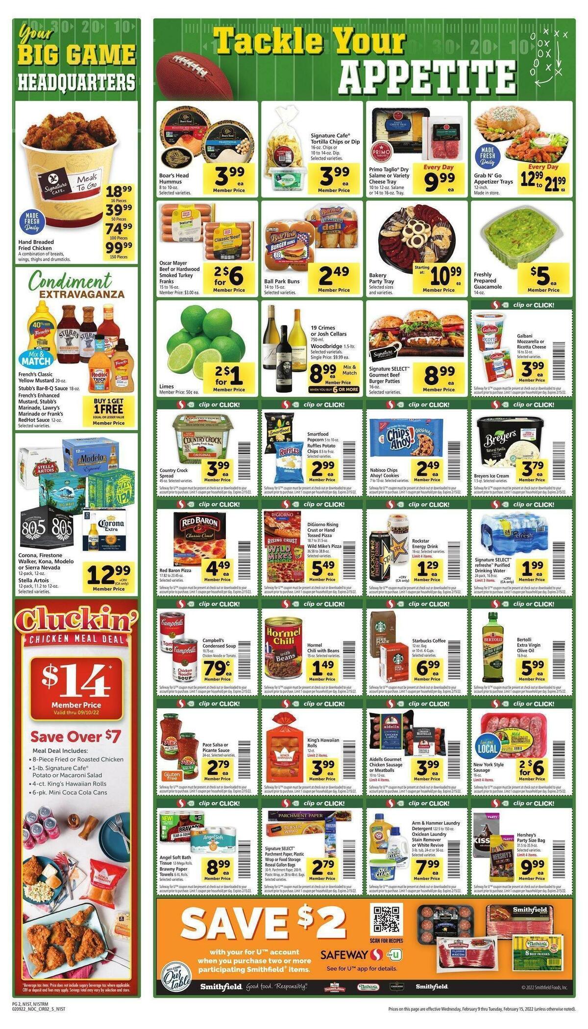 Safeway Weekly Ad from February 9