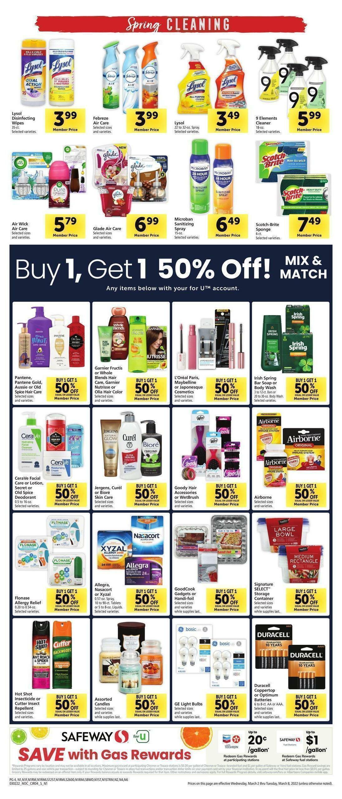 Safeway Weekly Ad from March 2
