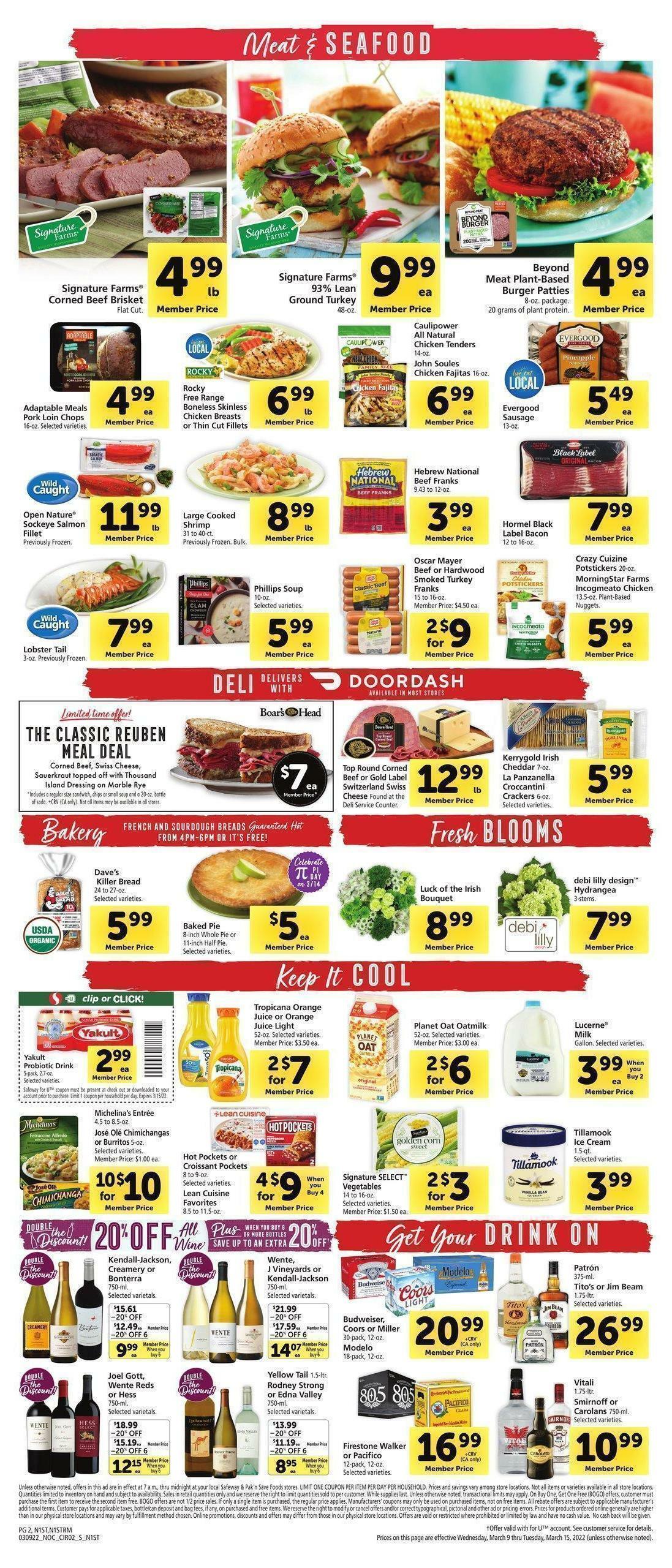 Safeway Weekly Ad from March 9