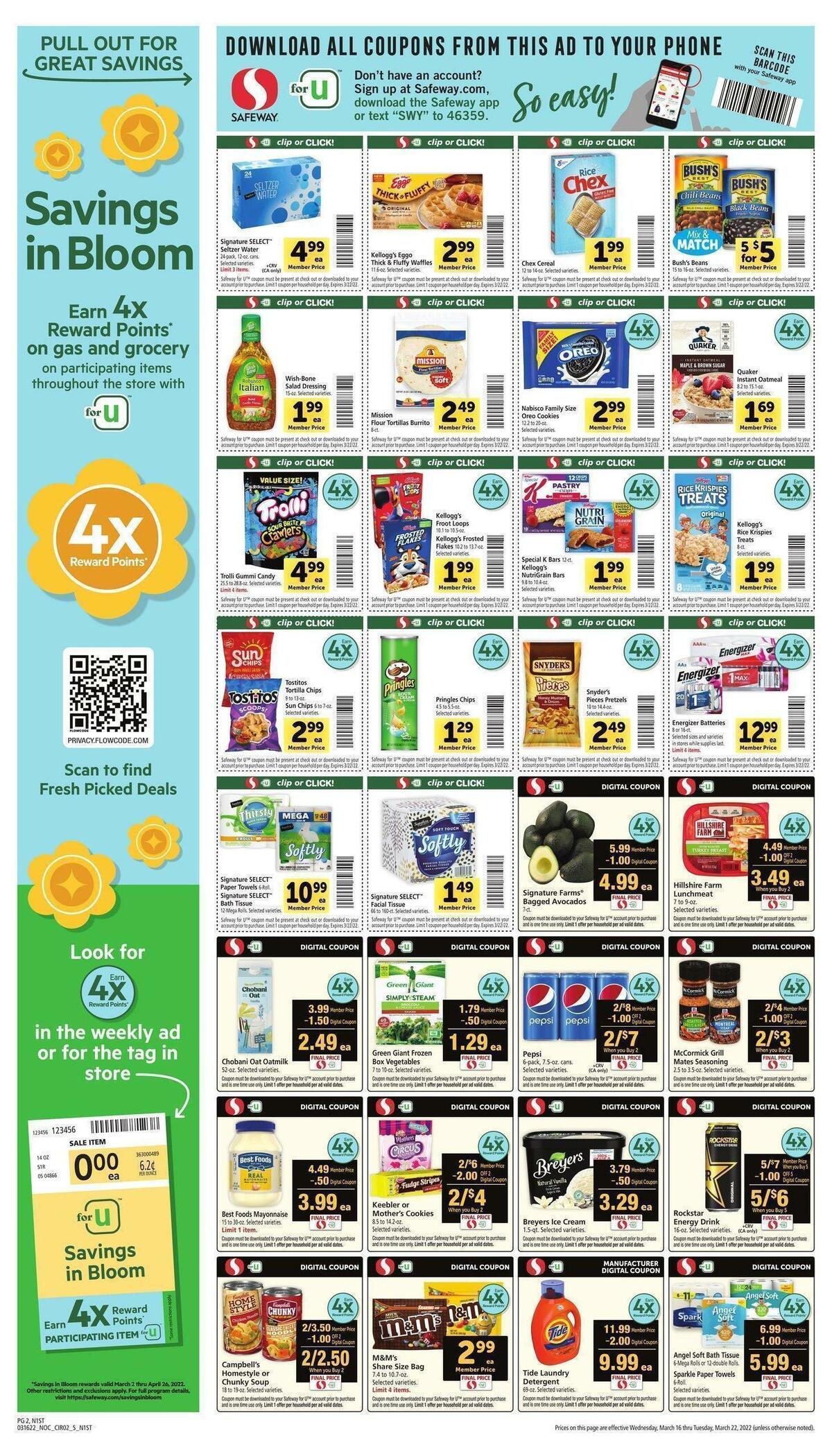 Safeway Weekly Ad from March 16