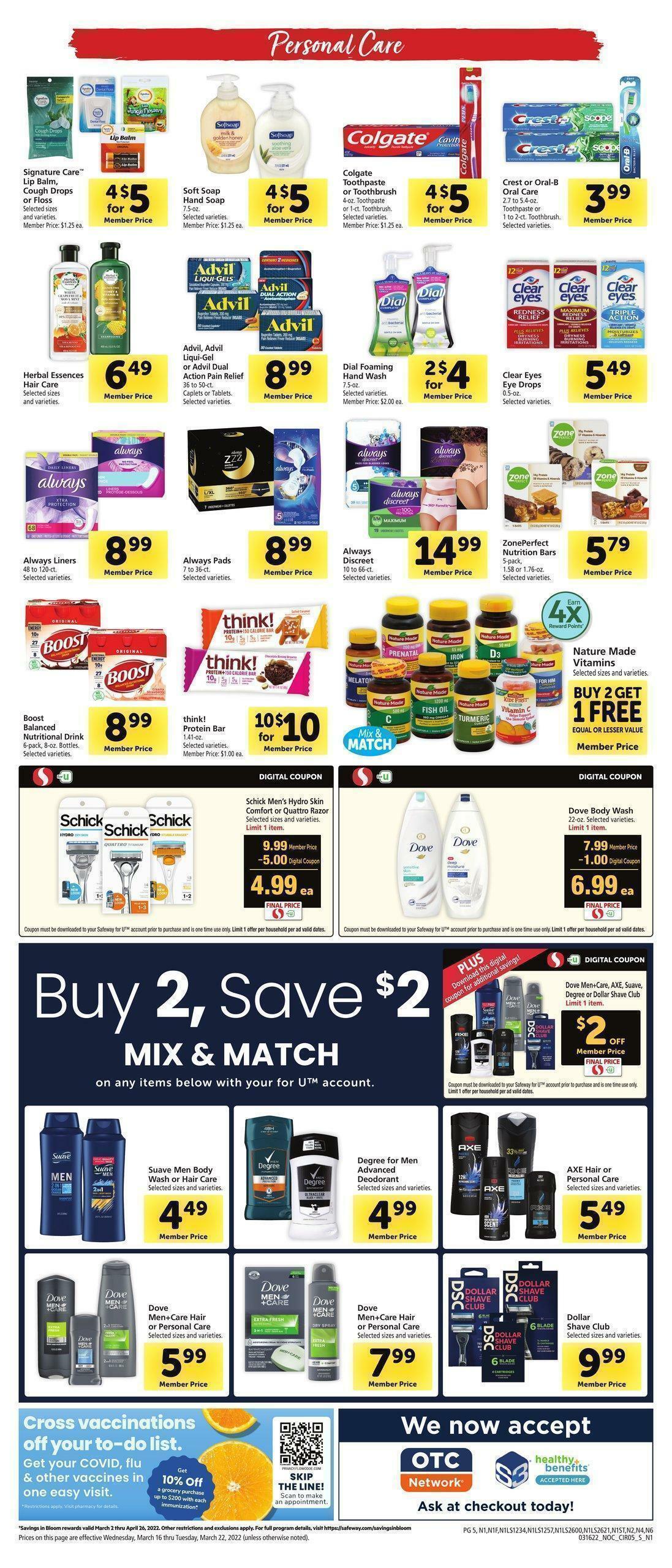 Safeway Weekly Ad from March 16