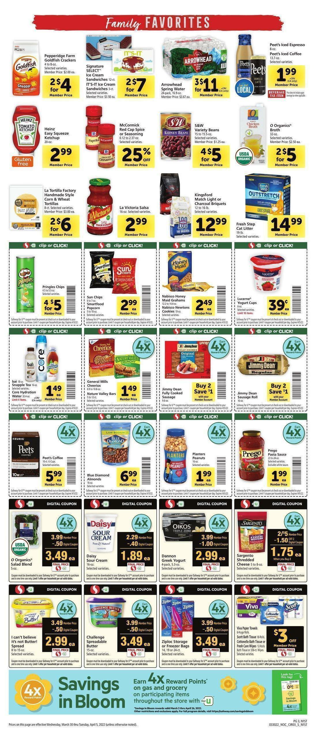 Safeway Weekly Ad from March 30