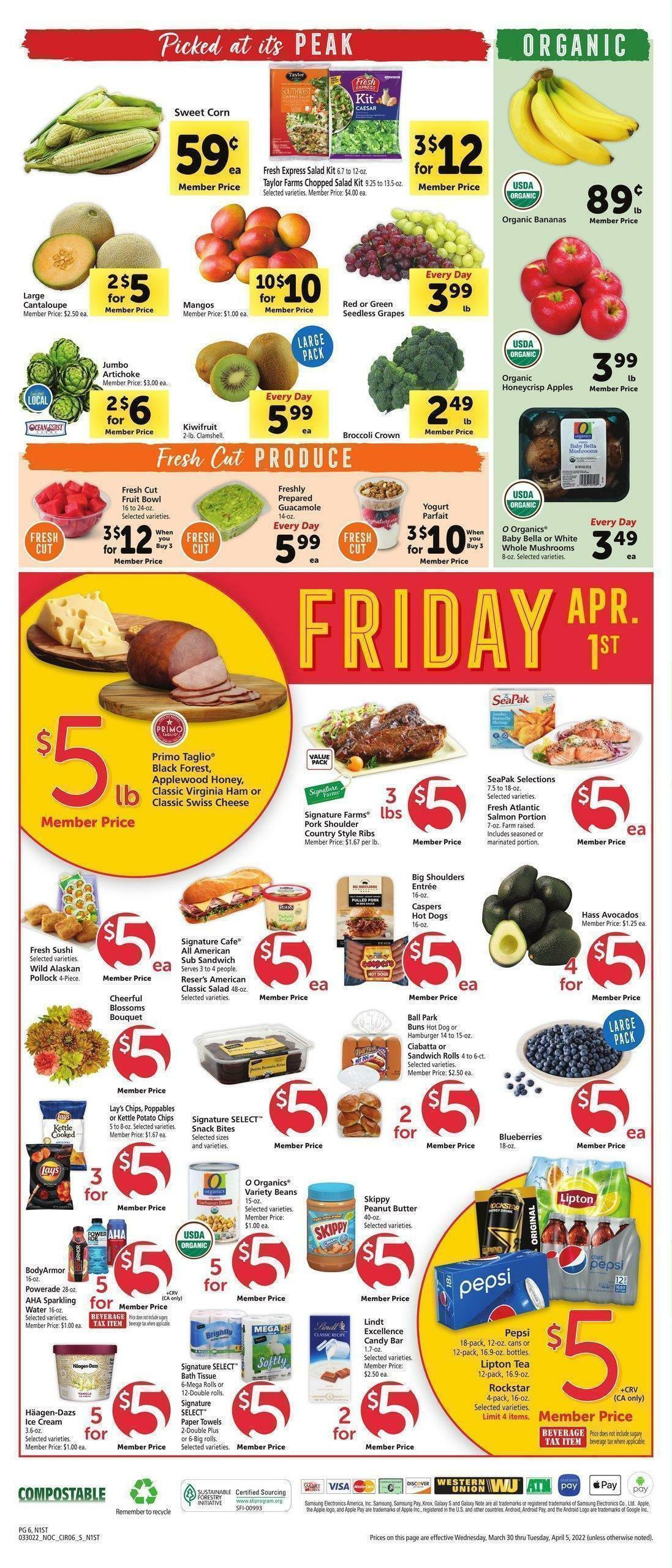 Safeway Weekly Ad from March 30