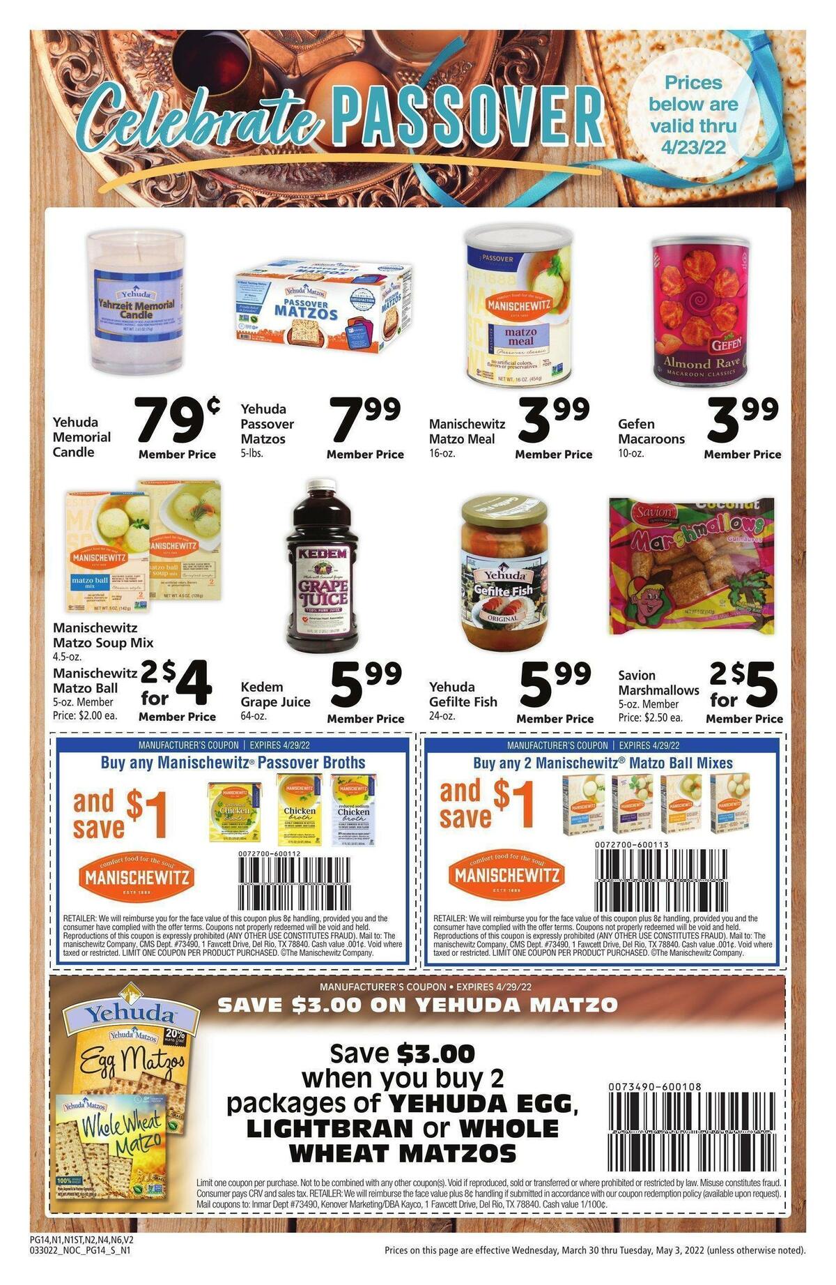 Safeway Big Book of Savings Weekly Ad from March 30