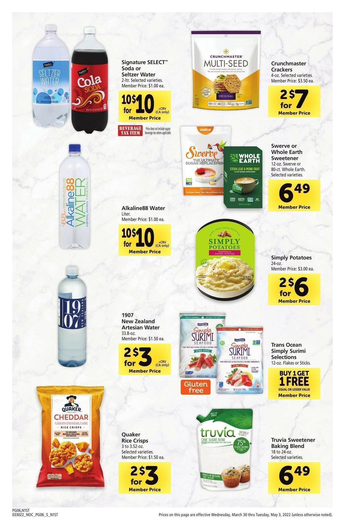 Safeway Big Book of Savings Weekly Ad from March 30