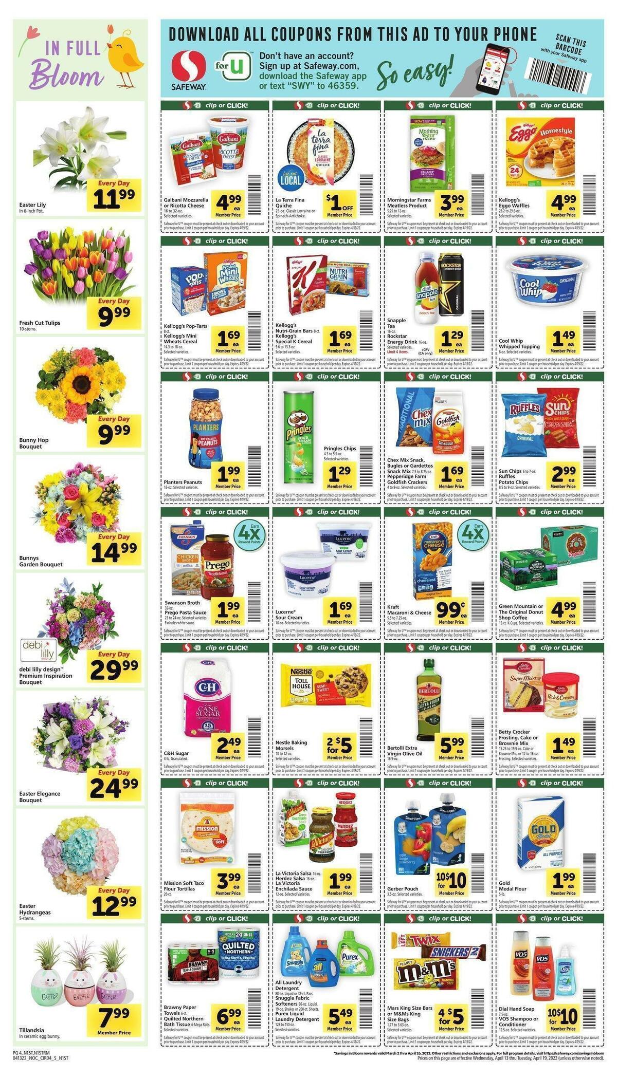 Safeway Weekly Ad from April 13