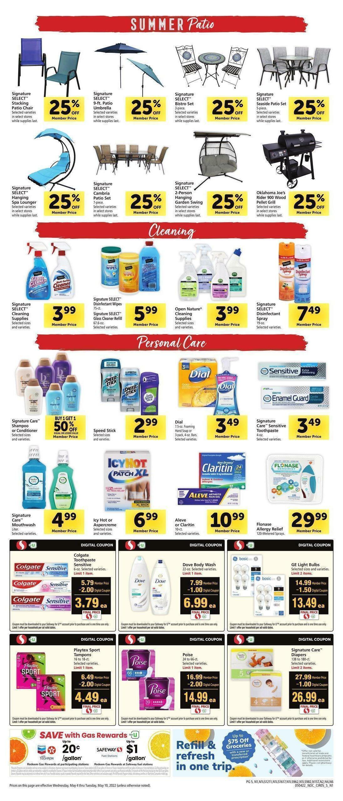 Safeway Weekly Ad from May 4